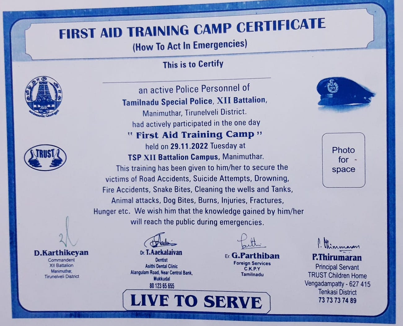 FirstAidCertificate